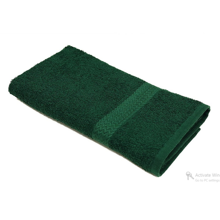 Hunter green bath online towels